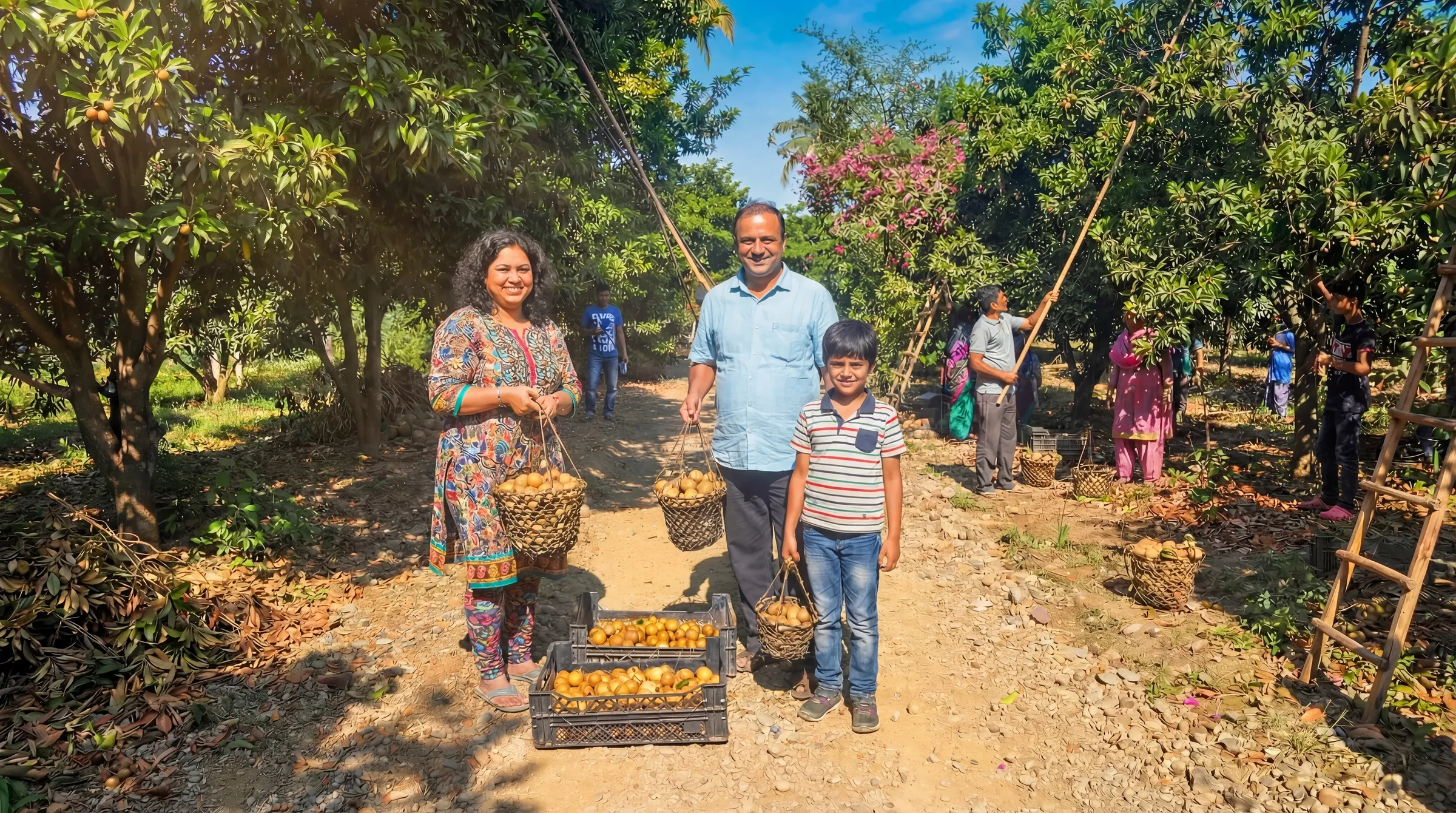 Group visiting Save Farm in Dahanu