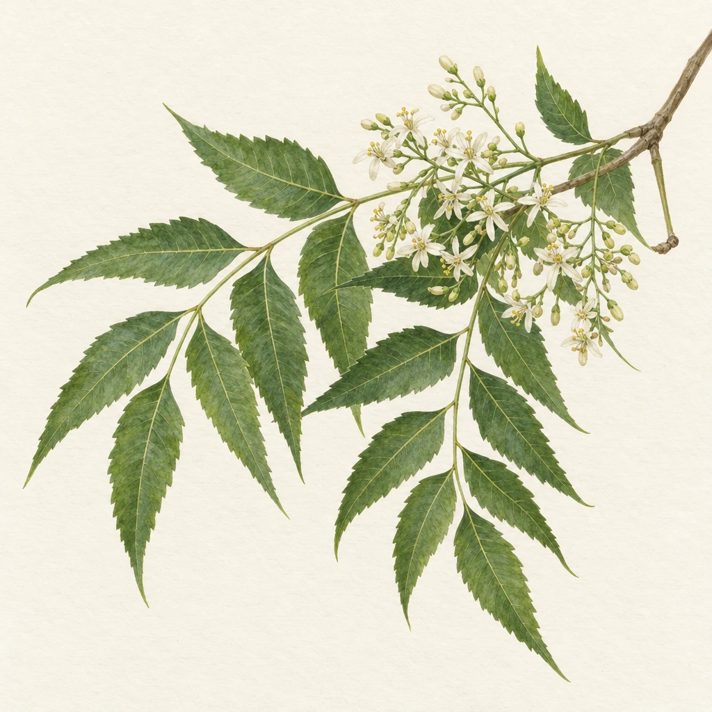 Neem (Azadirachta indica) in the Save Farm botanical library