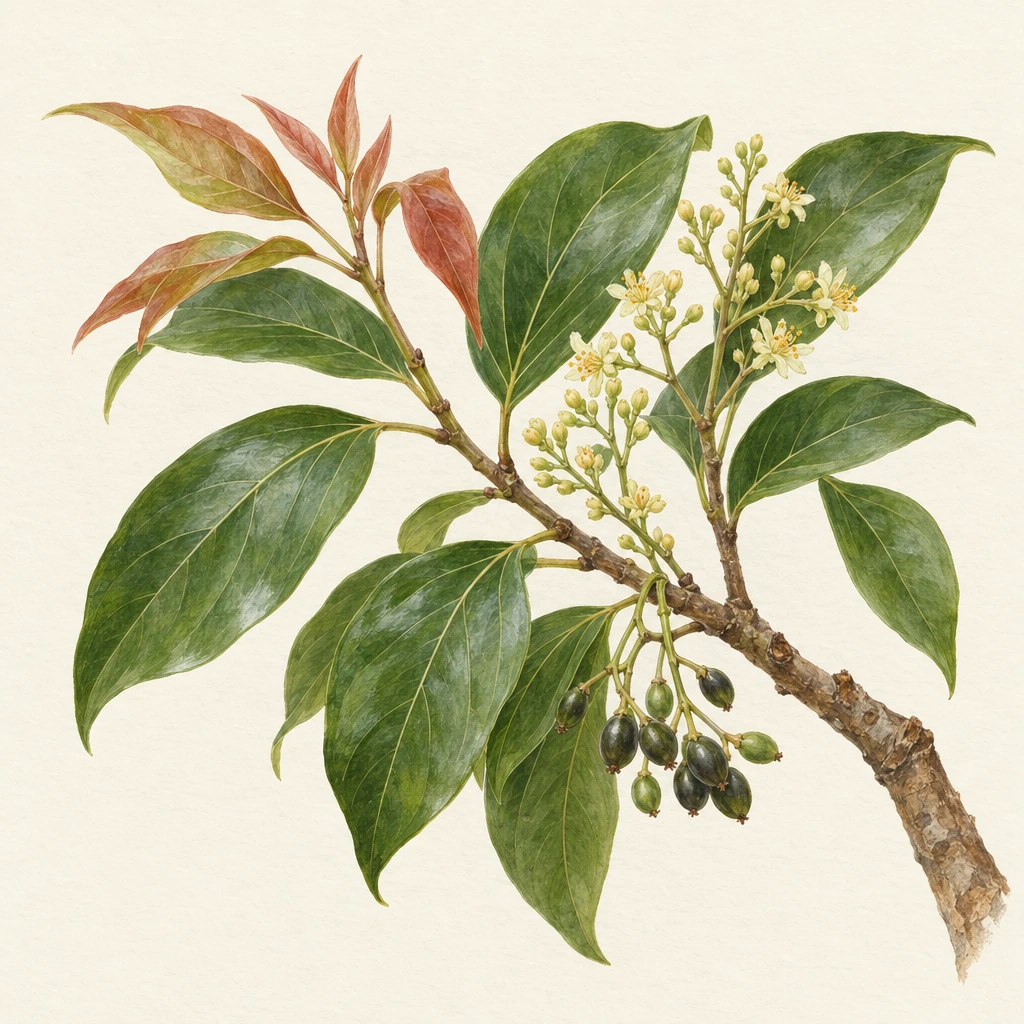 Cinnamon (Cinnamomum verum) in the Save Farm botanical library